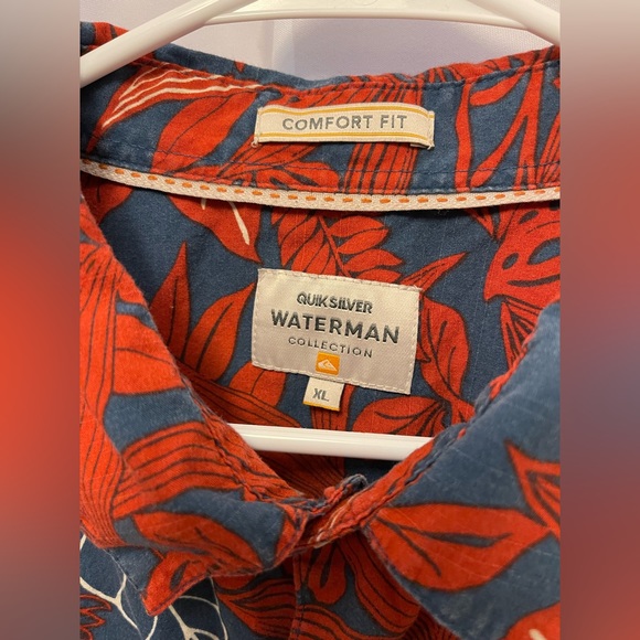 Quicksilver Waterman Collection menʻs XL aloha shirt - Picture 3 of 3